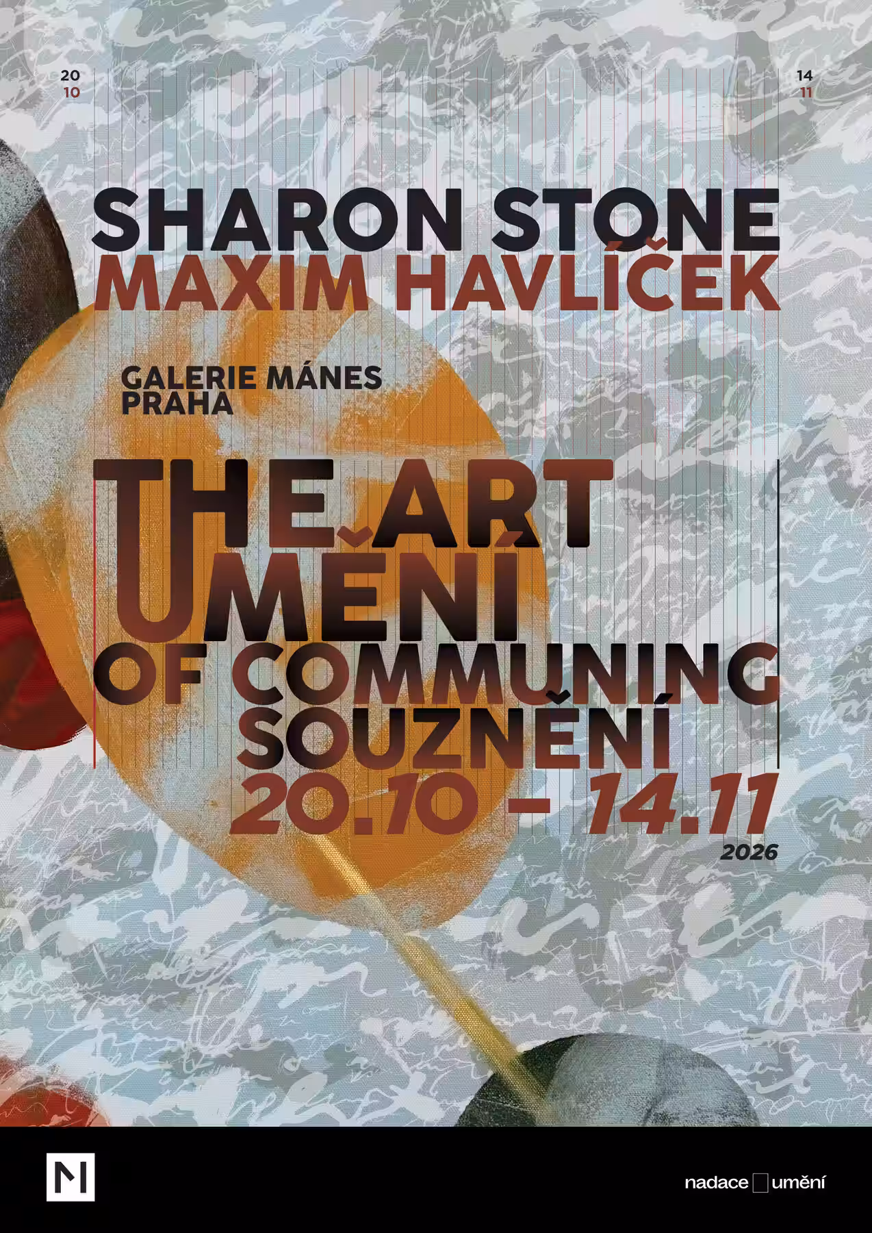 The Art of Communing — Sharon Stone and Maxim Havlíček at Galerie Mánes, Prague